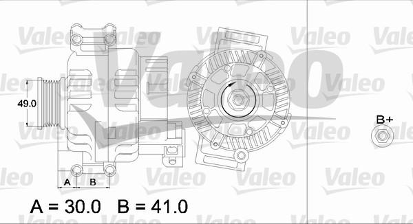 Valeo 437375 - Генератор avtolavka.club