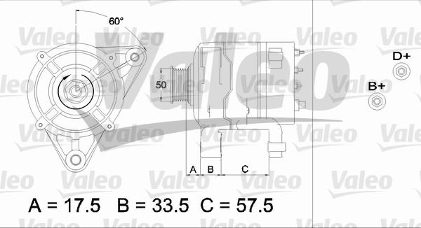 Valeo 437216 - Генератор avtolavka.club