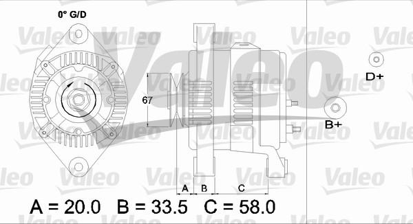 Valeo 437211 - Генератор avtolavka.club