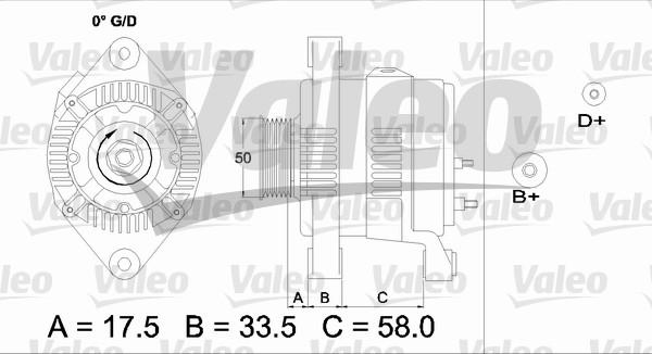 Valeo 437212 - Генератор avtolavka.club