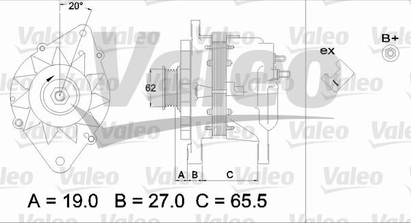 Valeo 437220 - Генератор avtolavka.club