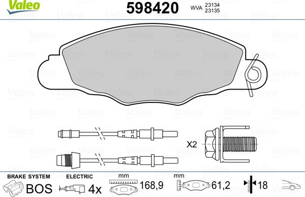 LPR 5P1140 - Гальмівні колодки, дискові гальма avtolavka.club