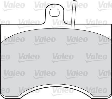 Valeo 598591 - Гальмівні колодки, дискові гальма avtolavka.club