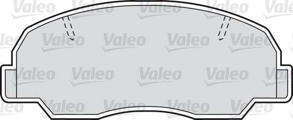Valeo 598685 - Гальмівні колодки, дискові гальма avtolavka.club