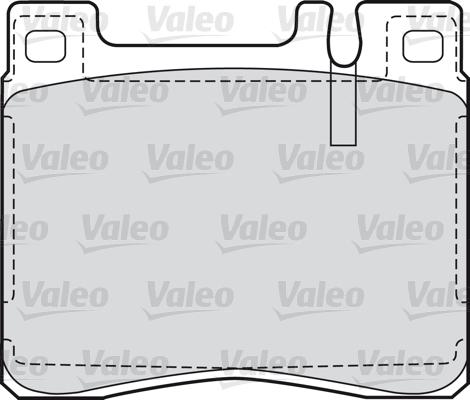 Valeo 598688 - Гальмівні колодки, дискові гальма avtolavka.club