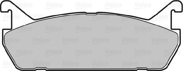 Valeo 598624 - Гальмівні колодки, дискові гальма avtolavka.club