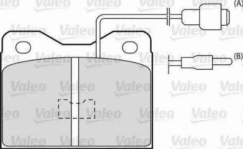 Valeo 598143 - Гальмівні колодки, дискові гальма avtolavka.club