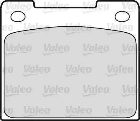 Valeo 598159 - Гальмівні колодки, дискові гальма avtolavka.club