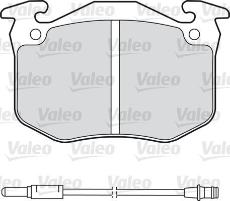 Valeo 598175 - Гальмівні колодки, дискові гальма avtolavka.club