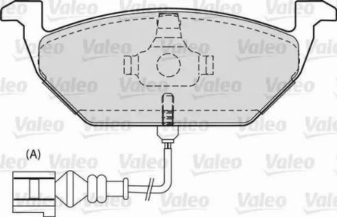 Valeo 598298 - Гальмівні колодки, дискові гальма avtolavka.club