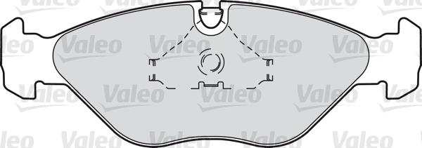 Valeo 598269 - Гальмівні колодки, дискові гальма avtolavka.club