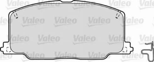 Valeo 598267 - Гальмівні колодки, дискові гальма avtolavka.club