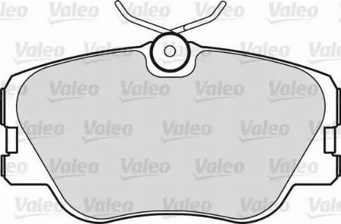 Valeo 598225 - Гальмівні колодки, дискові гальма avtolavka.club