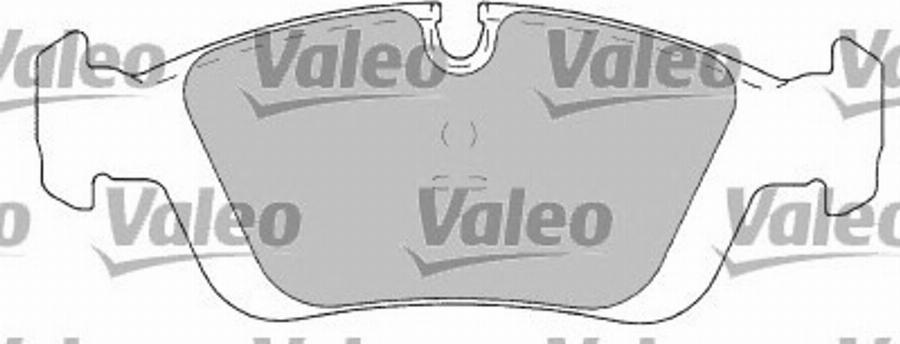 Valeo 597163 - Гальмівні колодки, дискові гальма avtolavka.club