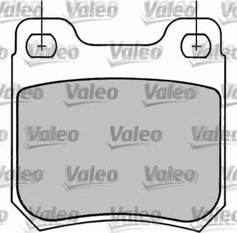 Valeo 597109 - Гальмівні колодки, дискові гальма avtolavka.club