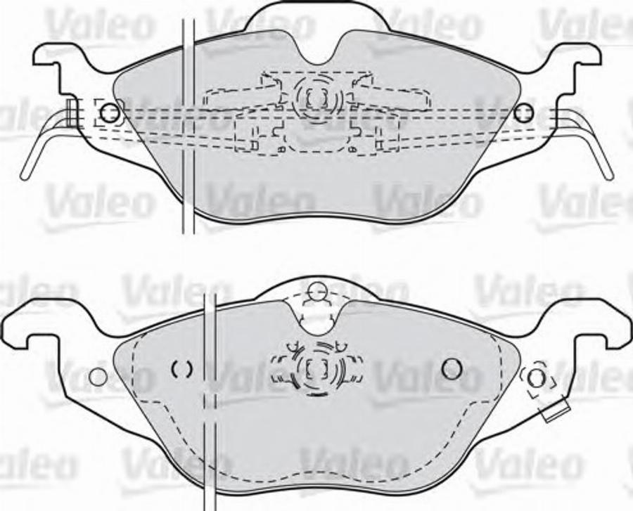 Valeo 540941 - Гальмівні колодки, дискові гальма avtolavka.club