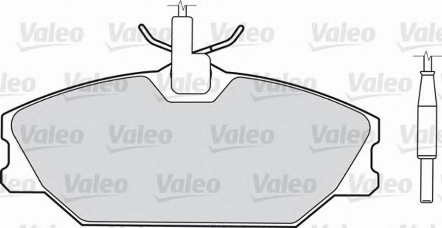 Valeo 540 154 - Гальмівні колодки, дискові гальма avtolavka.club
