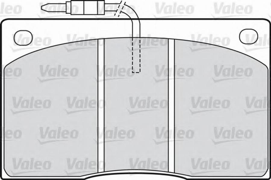 Valeo 540 101 - Гальмівні колодки, дискові гальма avtolavka.club