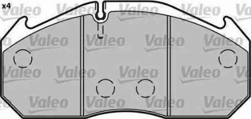 Valeo 541713 - Гальмівні колодки, дискові гальма avtolavka.club