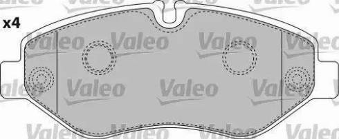 Valeo 541734 - Гальмівні колодки, дискові гальма avtolavka.club