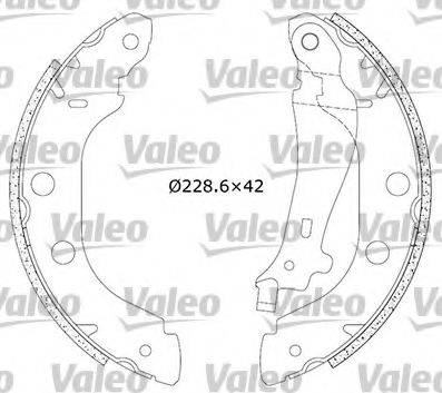 Valeo 554770 - Комплект гальм, барабанний механізм avtolavka.club