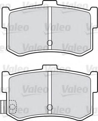 Valeo 551602 - Гальмівні колодки, дискові гальма avtolavka.club