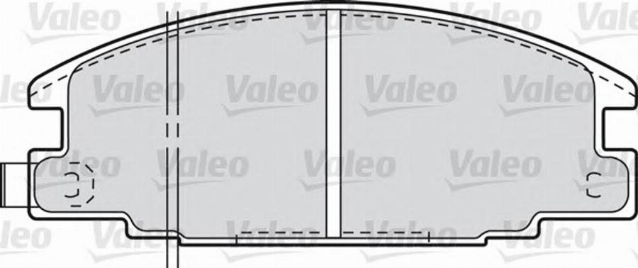 Valeo 551759 - Гальмівні колодки, дискові гальма avtolavka.club