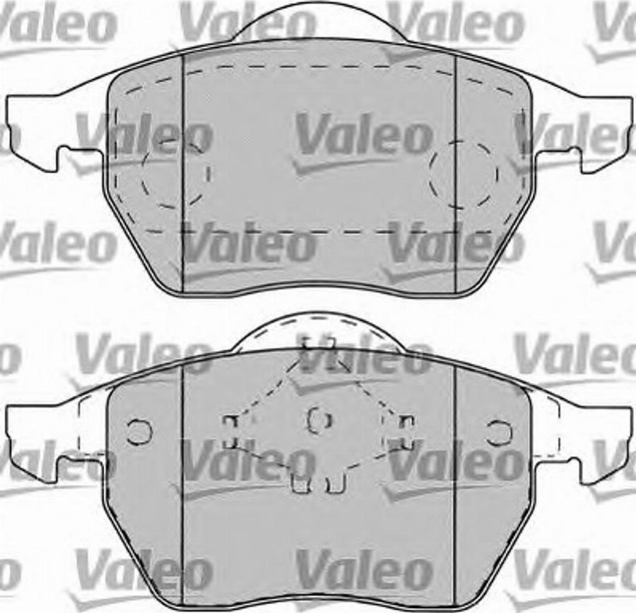 Valeo 551769 - Гальмівні колодки, дискові гальма avtolavka.club