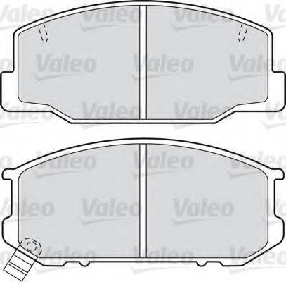 Valeo 551719 - Гальмівні колодки, дискові гальма avtolavka.club