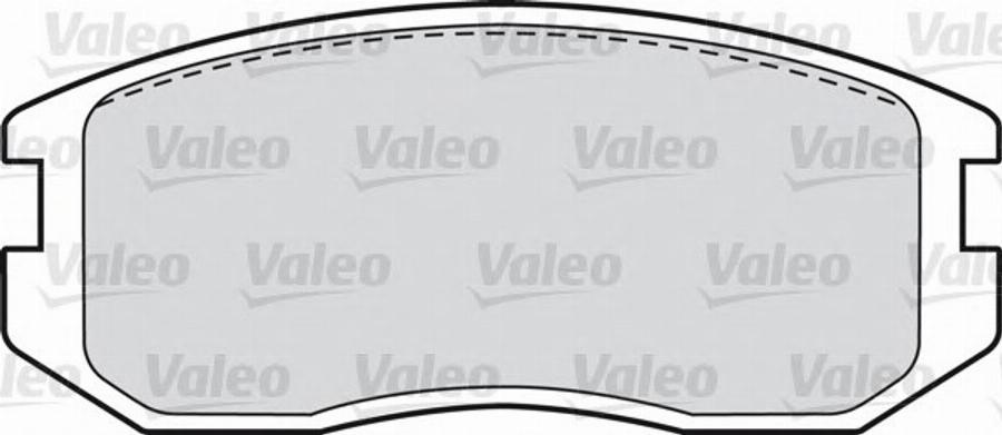 Valeo 551771 - Гальмівні колодки, дискові гальма avtolavka.club