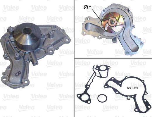 Valeo 506633 - Водяний насос avtolavka.club