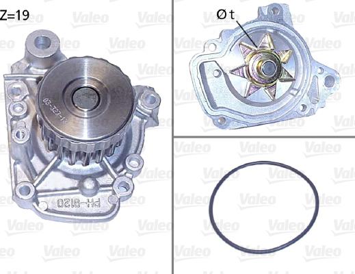 Valeo 506811 - Водяний насос avtolavka.club