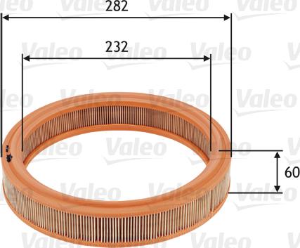 Valeo 585746 - Повітряний фільтр avtolavka.club