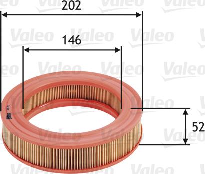 Valeo 585717 - Повітряний фільтр avtolavka.club