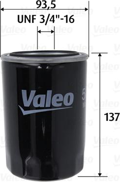 Valeo 586101 - Масляний фільтр avtolavka.club