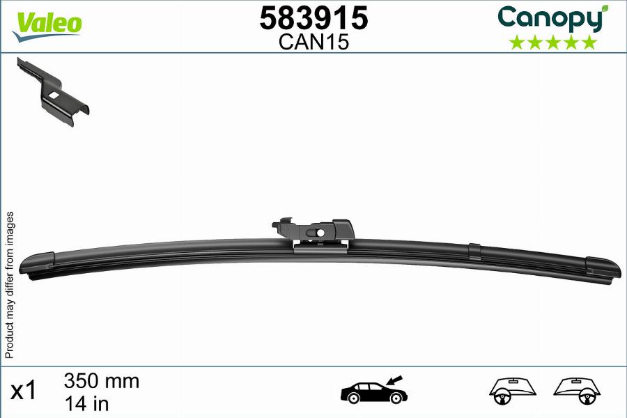 Valeo 583915 - Щітка склоочисника avtolavka.club