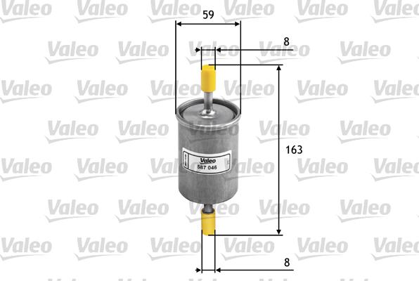 Valeo 587046 - Масляний фільтр avtolavka.club