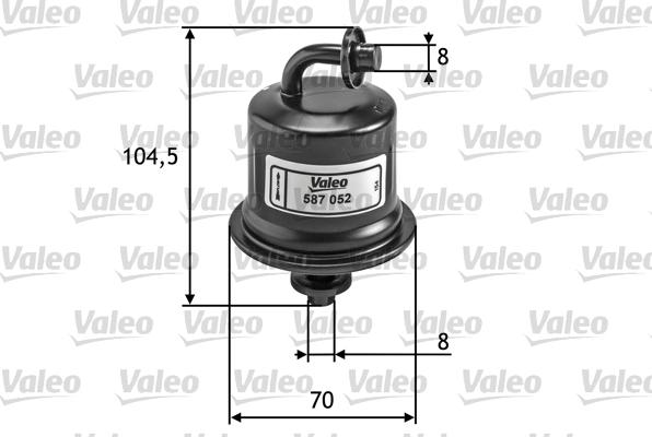 Valeo 587052 - Паливний фільтр avtolavka.club