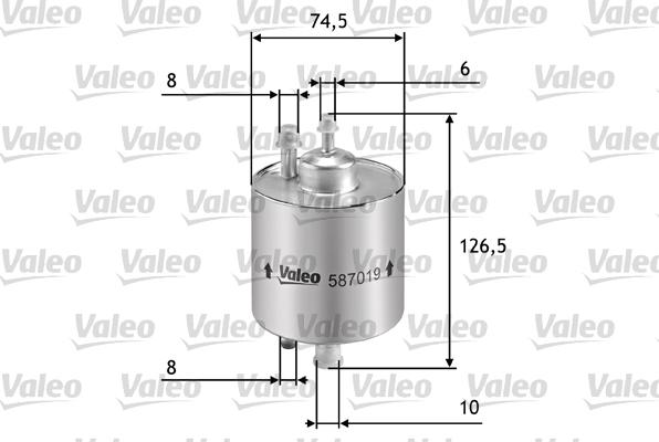 Valeo 587019 - Масляний фільтр avtolavka.club