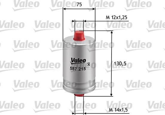 Valeo 587215 - Паливний фільтр avtolavka.club