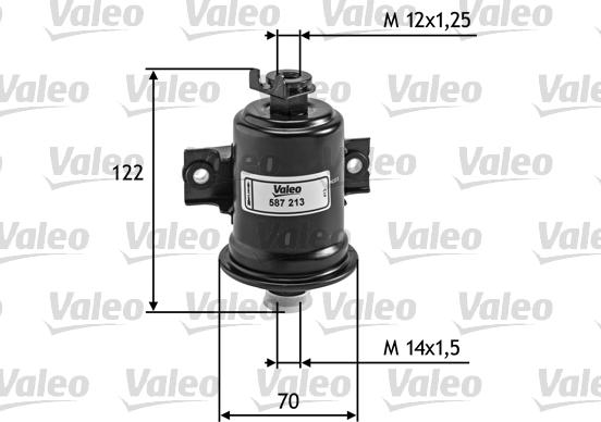 Valeo 587213 - Паливний фільтр avtolavka.club