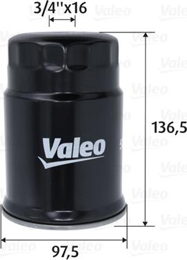 Valeo 587758 - Паливний фільтр avtolavka.club