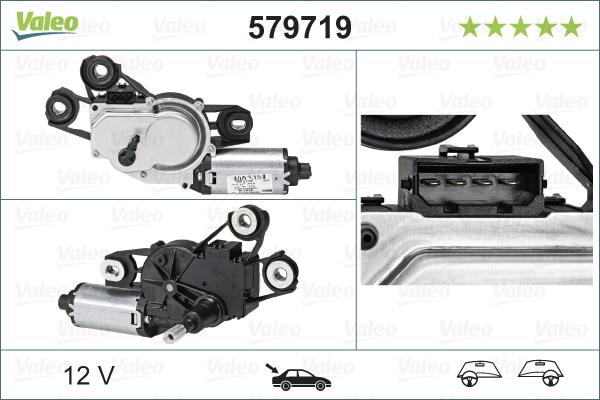 Valeo 579719 - Двигун склоочисника avtolavka.club