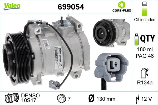 Valeo 699054 - Компресор, кондиціонер avtolavka.club