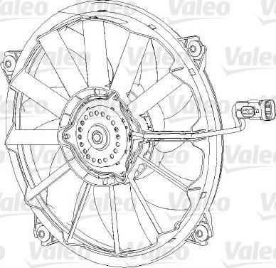 Valeo 696091 - Вентилятор, охолодження двигуна avtolavka.club