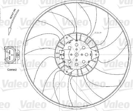 Valeo 696028 - Вентилятор, охолодження двигуна avtolavka.club