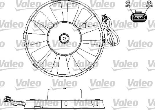 Valeo 696172 - Вентилятор, охолодження двигуна avtolavka.club