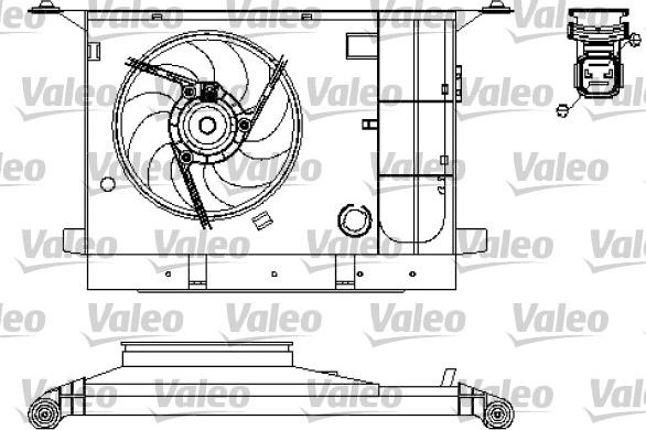 Valeo 696211 - Вентилятор, охолодження двигуна avtolavka.club