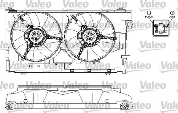 Valeo 696212 - Вентилятор, охолодження двигуна avtolavka.club