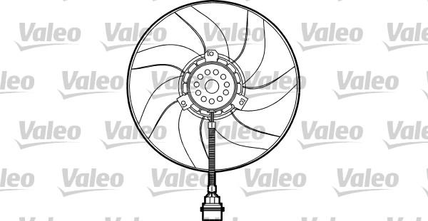 Valeo 698465 - Вентилятор, охолодження двигуна avtolavka.club
